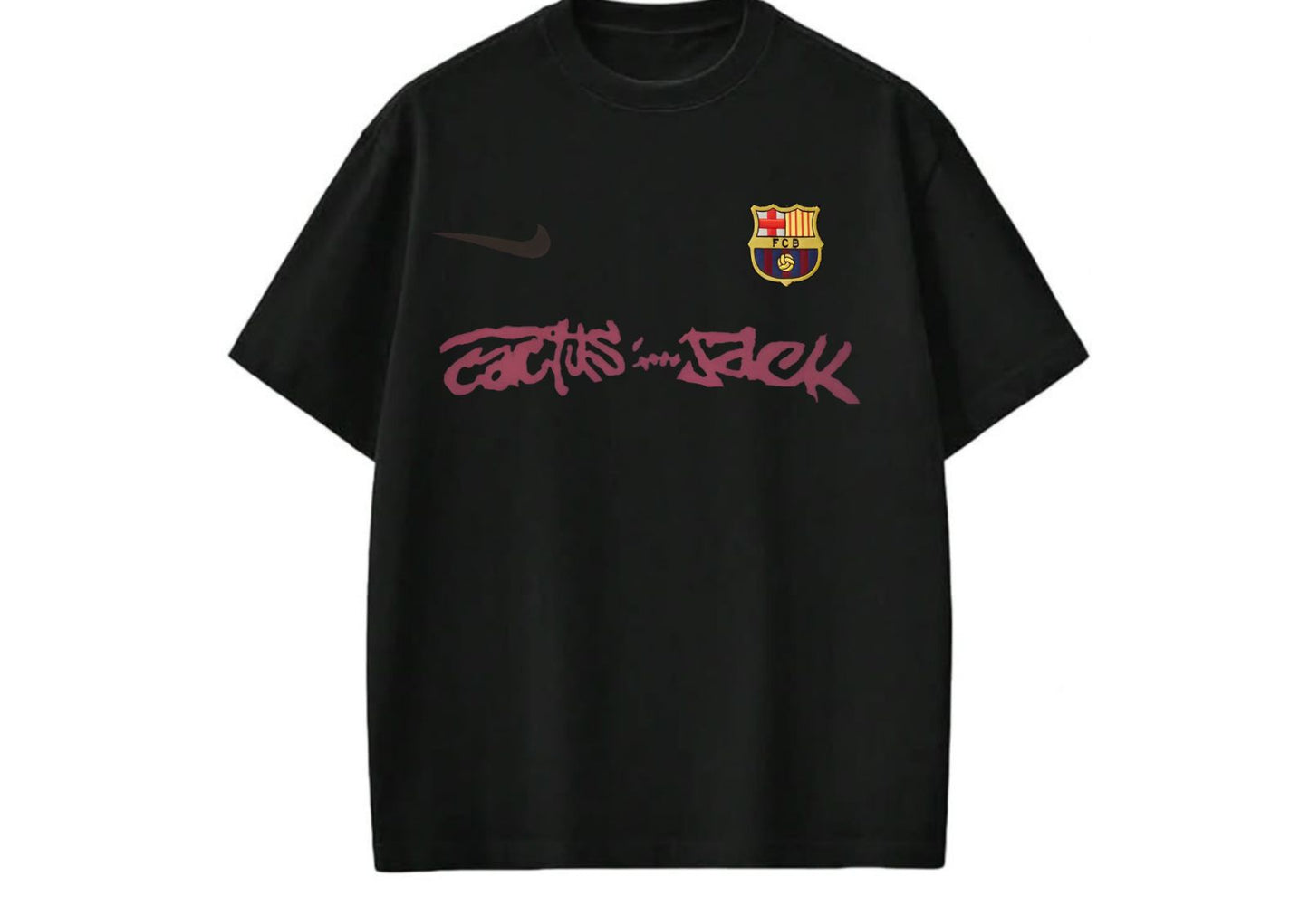 CACTUS JACK OVERSIZED PRINTED BLACK