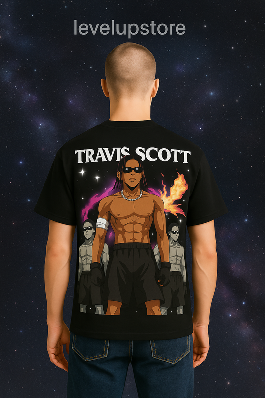 Travis Scott printed oversized t-shirt