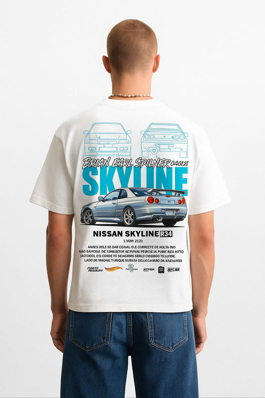 Nissan Skyline R34 JDM Graphic T-Shirt