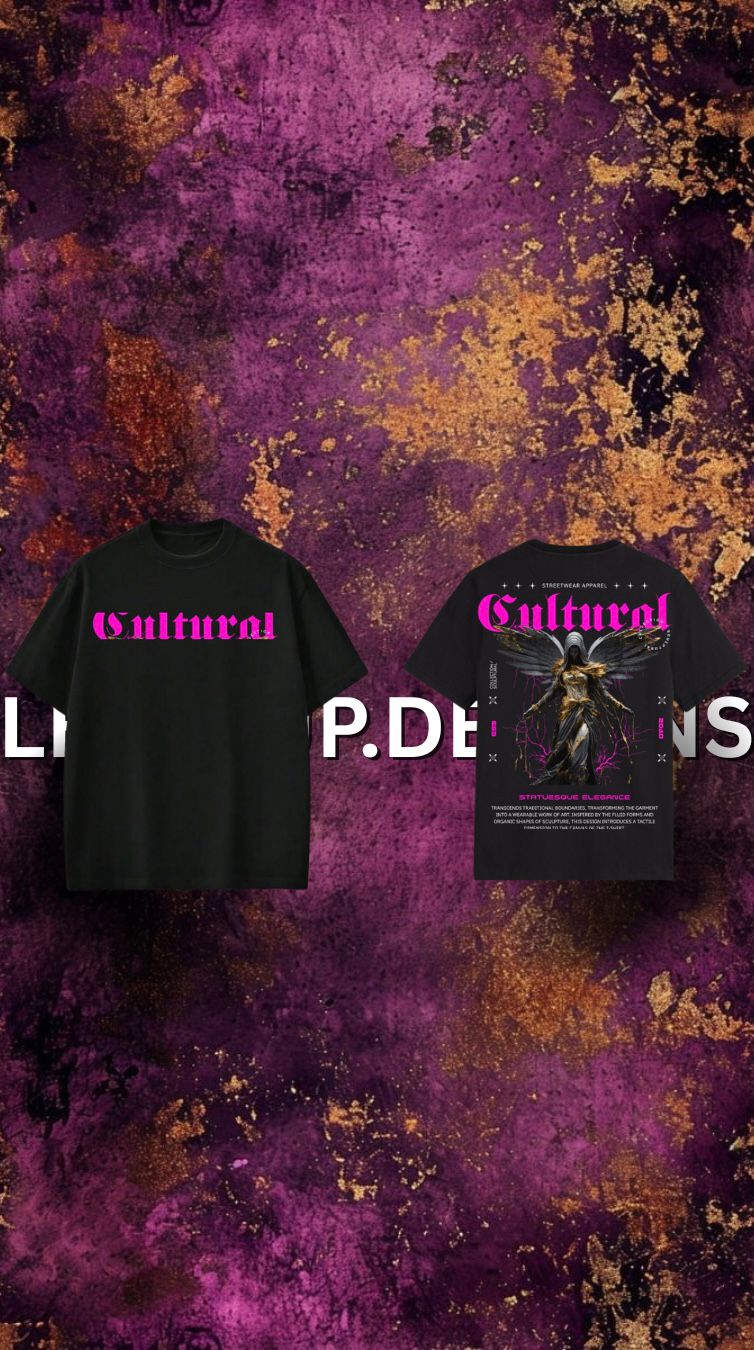 Cultural angel oversized T-shirt