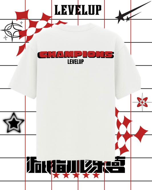 Consistent champion oversized white tshirt