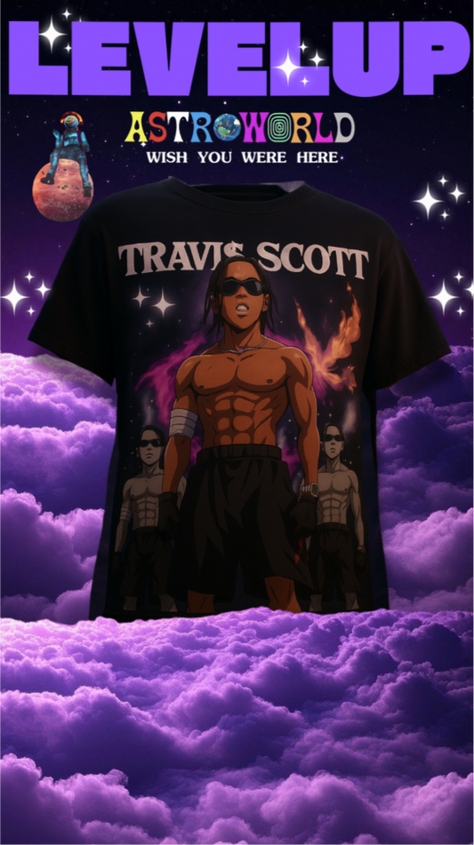 Travis Scott printed oversized t-shirt