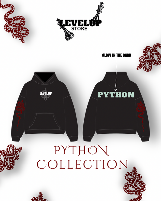 PYTHON COLLECTION HOODIE GLOW IN THE DARK