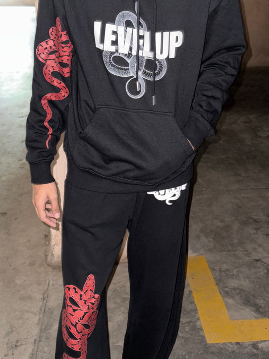 PYTHON COLLECTION GLOW IN THE DARK HOODIE AND TRACK PANT SET